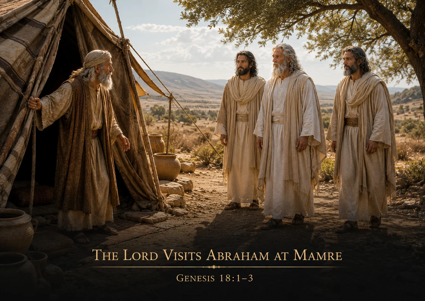 The Lord visits Abraham at Mamre