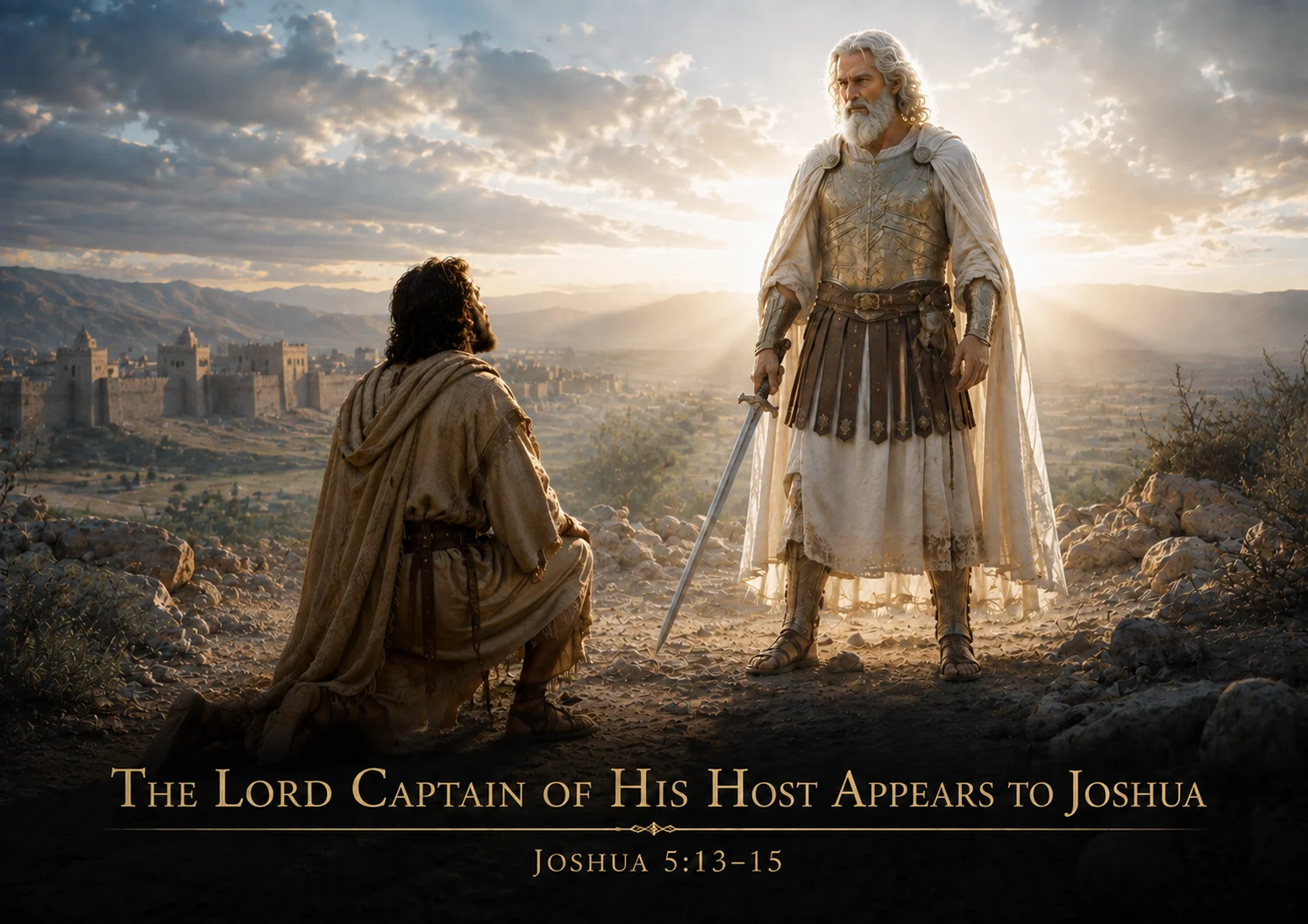 The Lord Captain of His host appears to Joshua