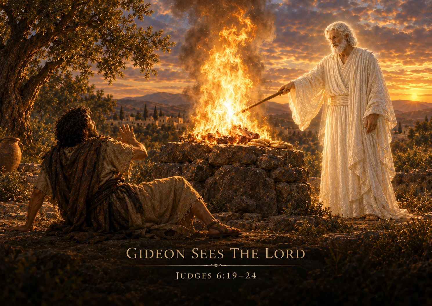 Gideon sees the Lord