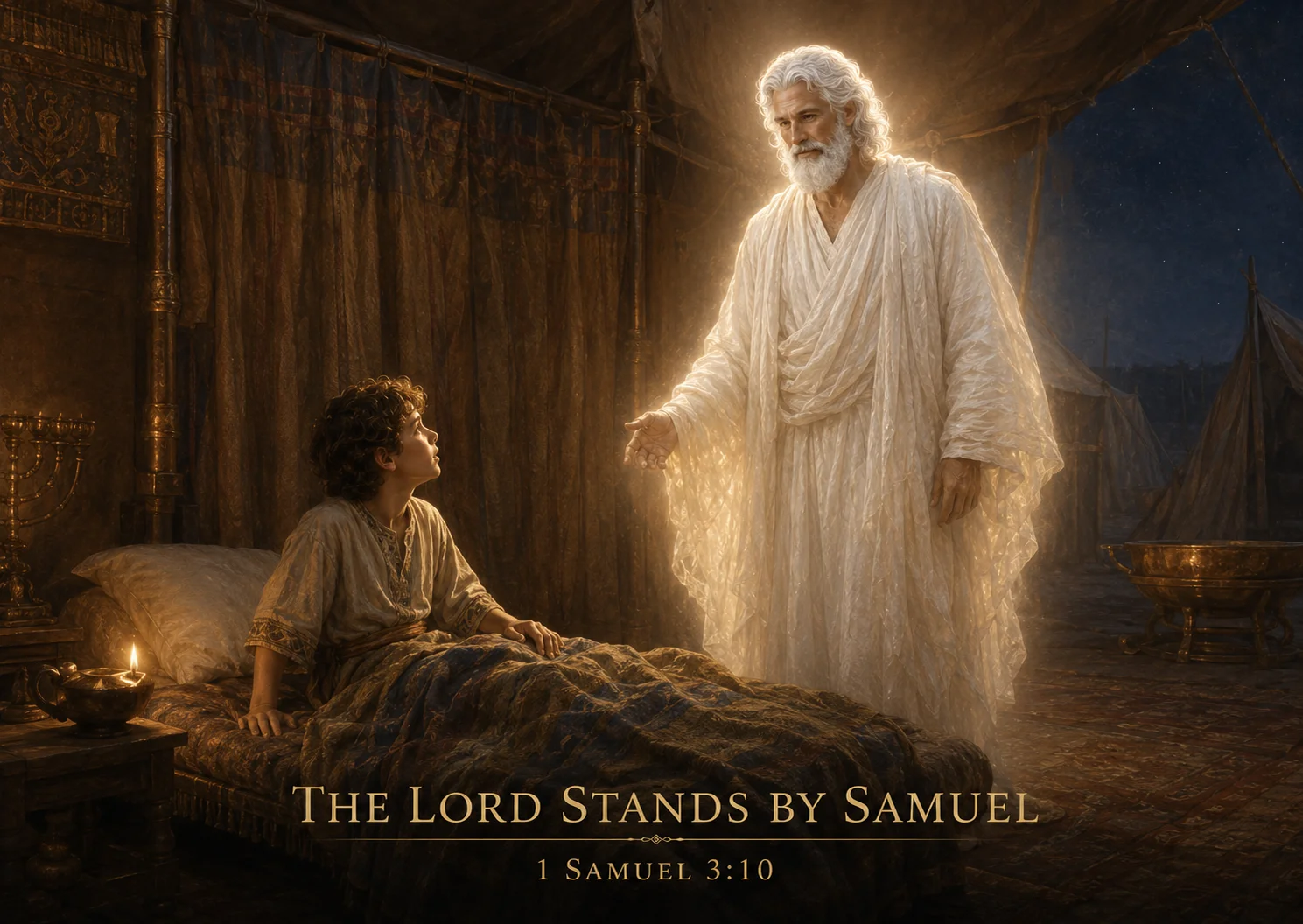 The Lord stands by Samuel
